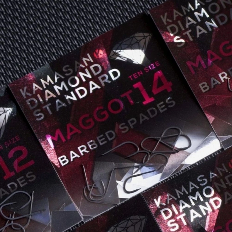 Kamasan Diamond Standard Maggot Barbed Hooks